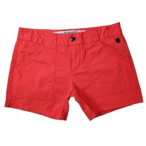 BURTON CORAL RED LOCO SHORTS